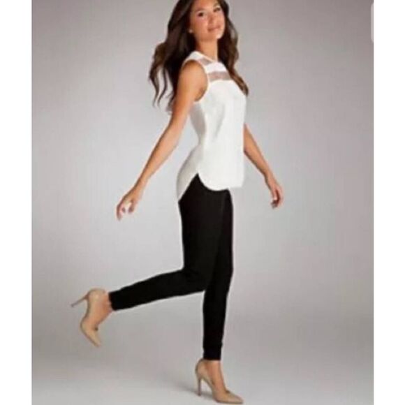 SPANX Ready to Wow Woven Twill Leggings Size Small - Picture 2 of 4